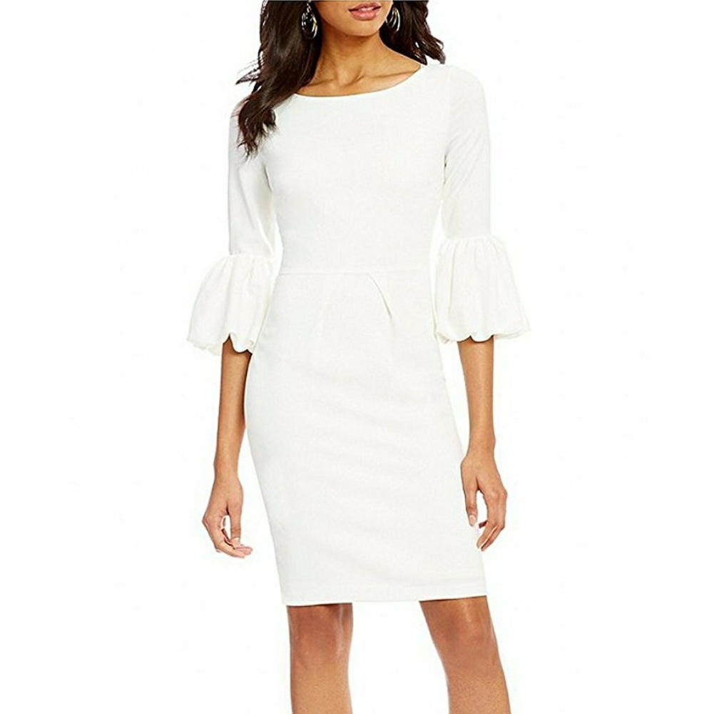 LAUNDRY SHELLI SEGAL TULIP 3/4 SLEEVE DRESS